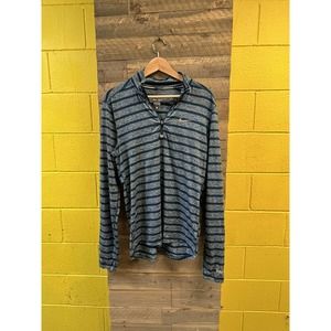NIKE Jacket Mens Small Blue Striped Pullover Running Polyester Dri Fit L Light